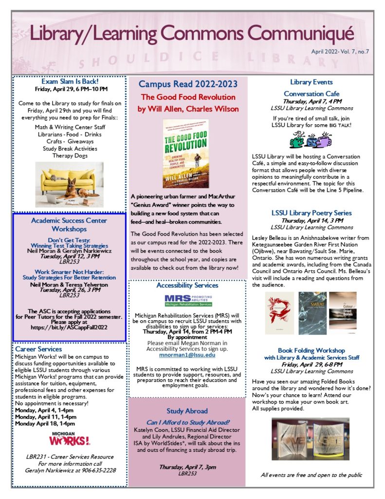 Library/Learning Commons Newsletter